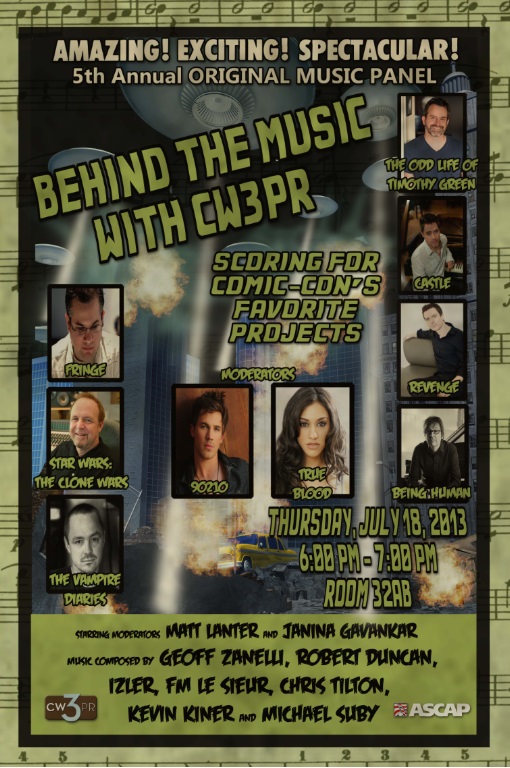 CLONE WARS ANAKIN SKYWALKER TO MODERATE 5TH ANNUAL "BEHIND THE MUSIC WITH CW3RP"