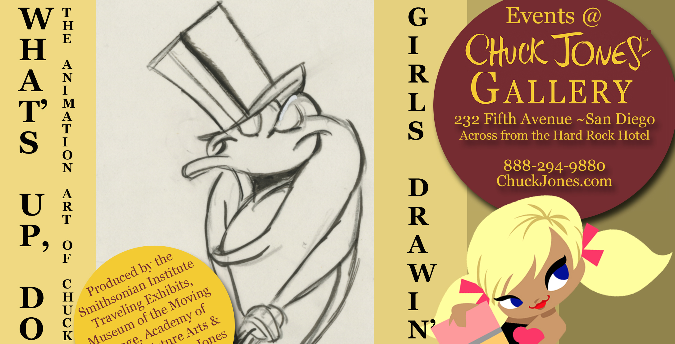 You Cant Spell PARTY without A.R.T. Get Classy SDCC at Chuck Jones Gallery