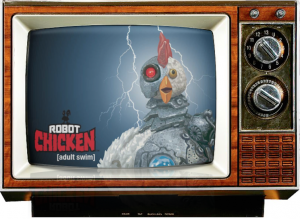 Robot Chicken-Saturday morning cereal-logo-console