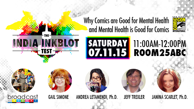 NYT Best Seller Gail Simone Makes FIRST SDCC Appearance with Broadcast Thought and The Inkblot Test