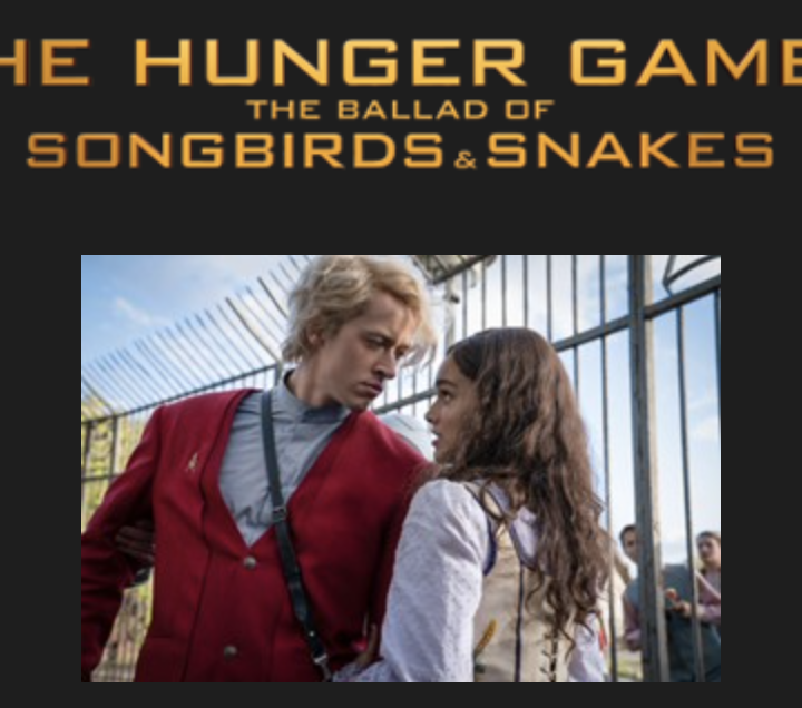 HUNGER GAMES: THE BALLAD OF SONGBIRDS & SNAKES IMAX Live Announcement