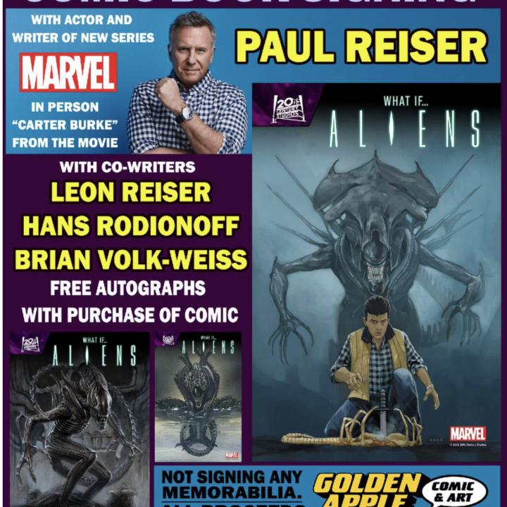Paul Reiser at WonderCon 2024 with Golden Apple Comic and Art Foundation!