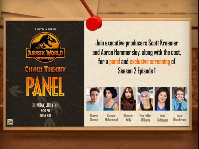 DreamWorks Finds a Way, To Bring Jurassic World: Chaos Theory to SDCC24!