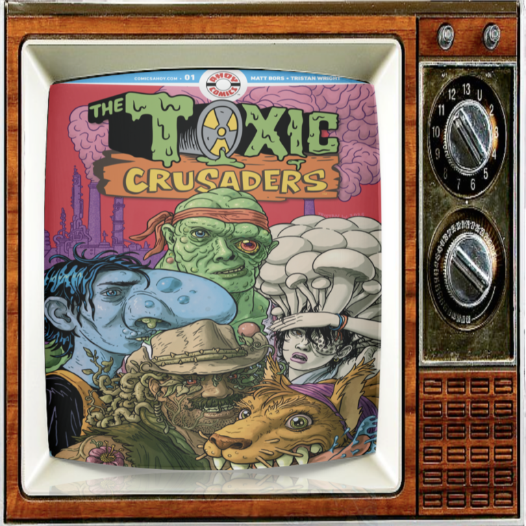 Episode 148 Blinded by the Blight: The Toxic Avenger Returns with Matt Bors and Tristen Wright